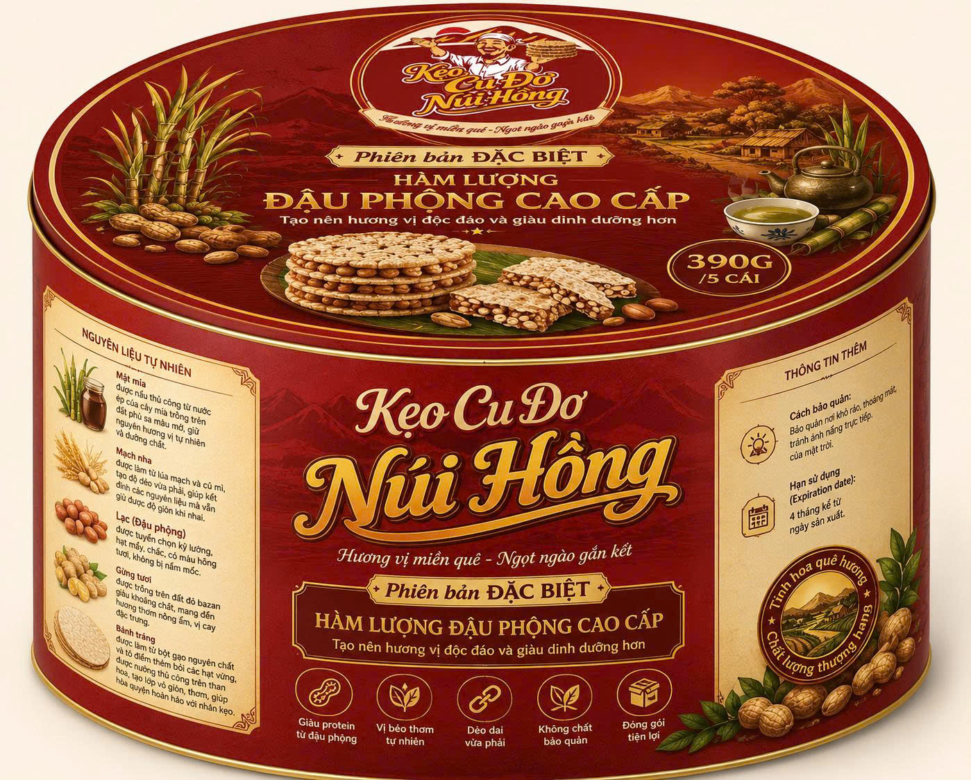 Cu đơ Núi Hồng 300gam